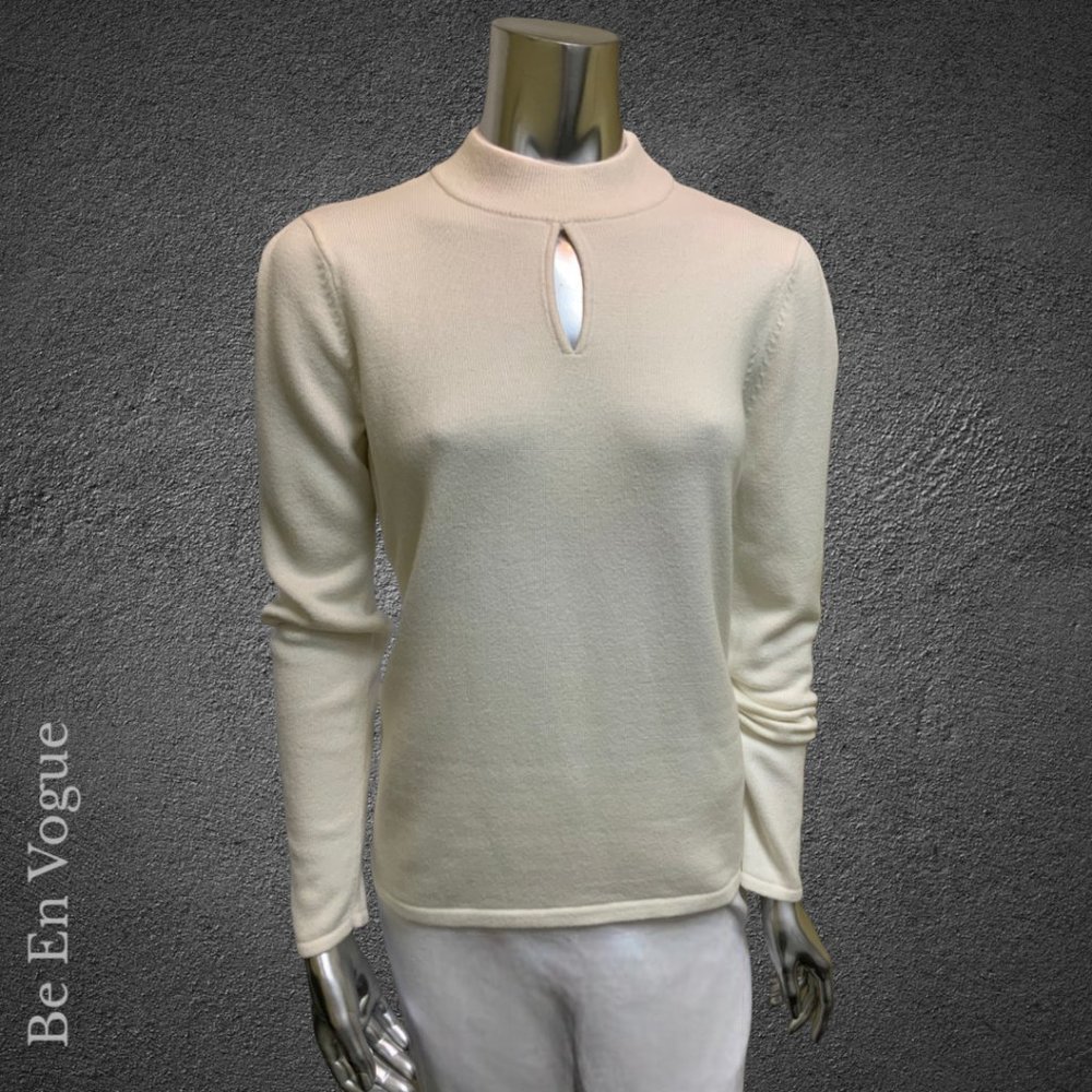 Michael Kors Keyhole Split Sleeve Sweater